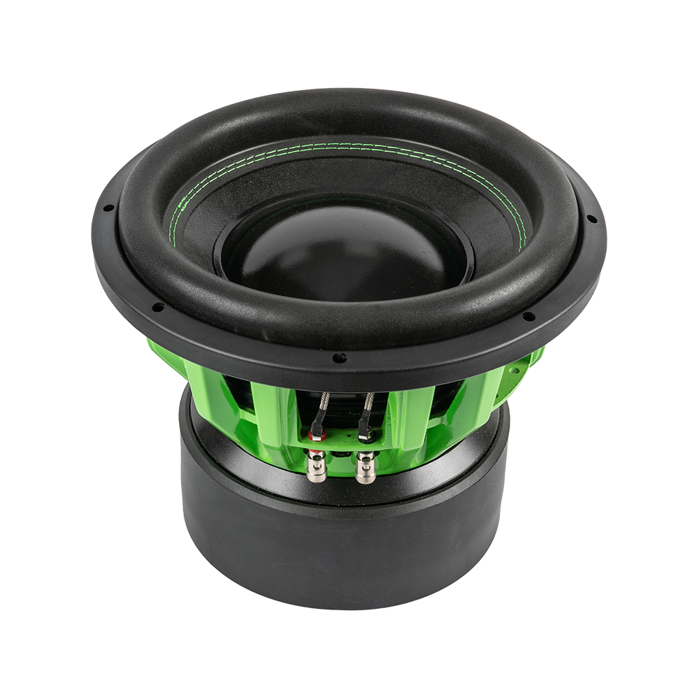 W12-11 12.0 Inches Cone Rubber Sided Double Slit Car Subwoofers